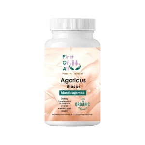 FOA Agaricus blasei Mandulagomba organikus gyogygomba por 100 kapszula.webp